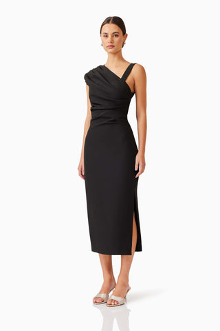 Elliatt Kourtney Midi Dress - Black