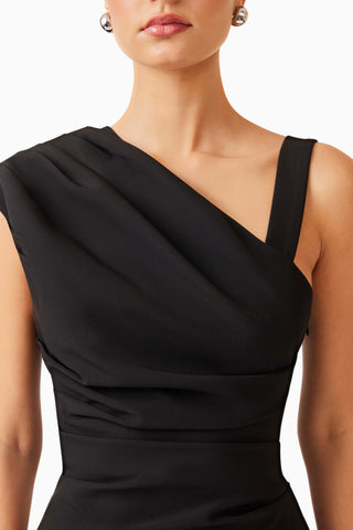 Elliatt Kourtney Midi Dress - Black