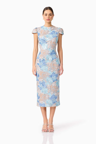 Elliatt Leonie Midi Dress - Blue
