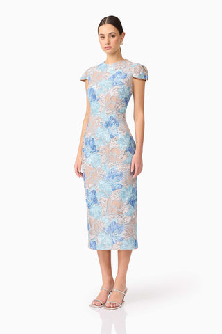 Elliatt Leonie Midi Dress - Blue