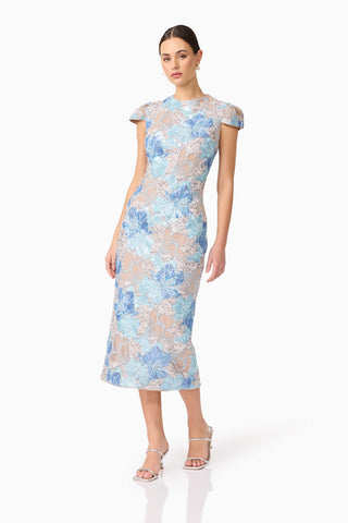Elliatt Leonie Midi Dress - Blue
