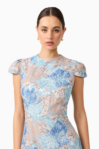 Elliatt Leonie Midi Dress - Blue