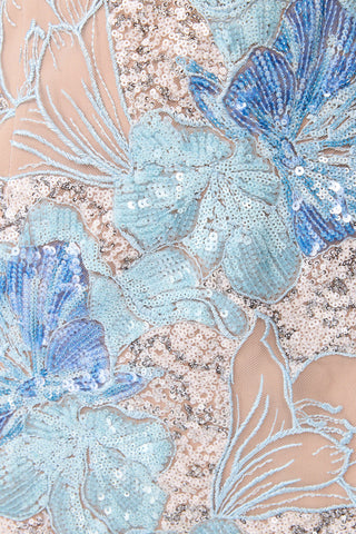 Elliatt Leonie Midi Dress - Blue