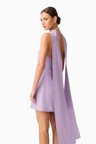 Elliatt Mira Halter Mini Dress - Lilac