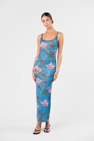 One Fell Swoop Torto Tank Dress - Cobalt Fleur