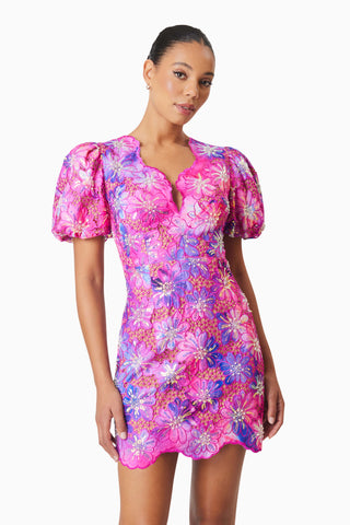 Elliatt Abrielle Mini Dress - Purple Multi