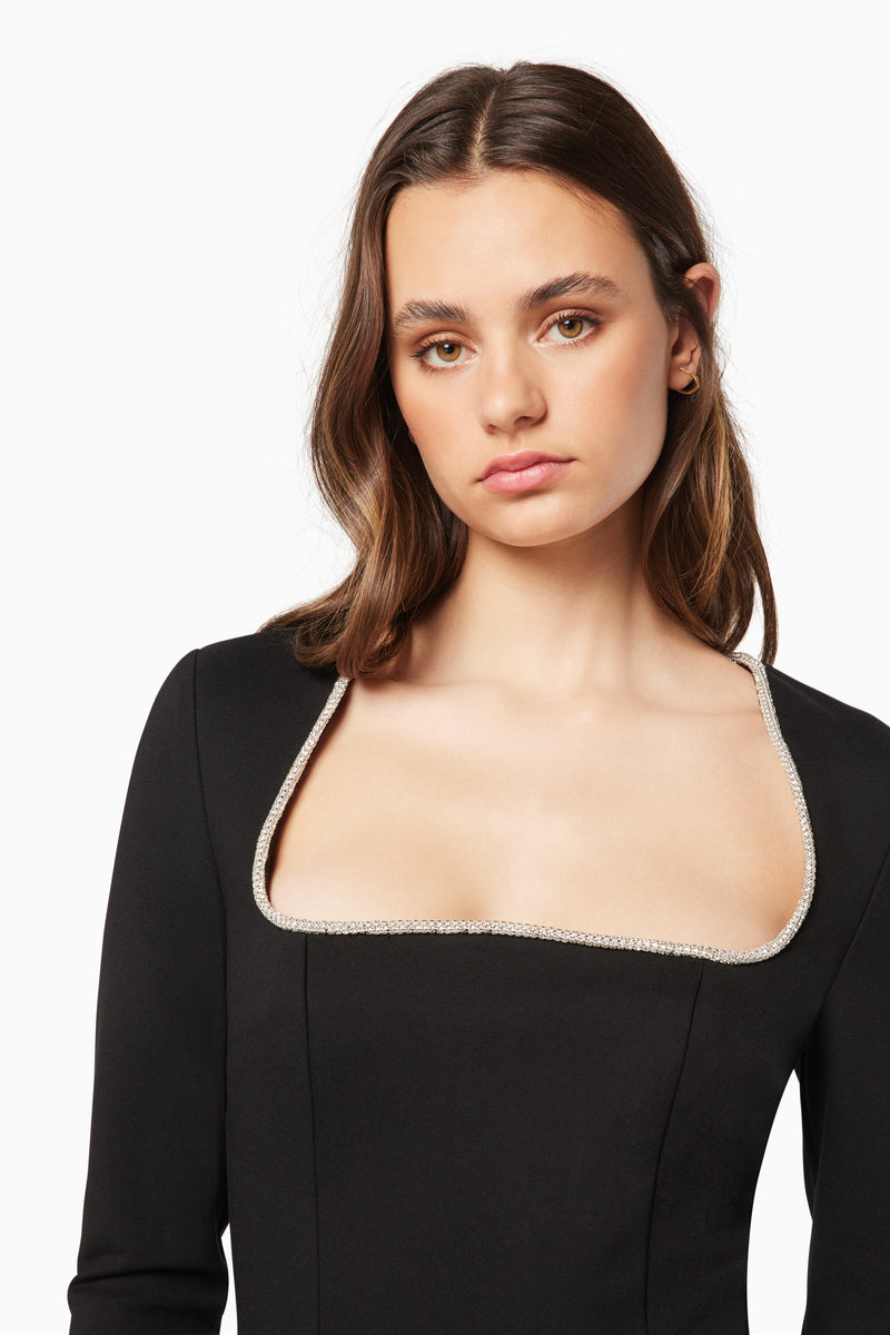 Elliatt Fatima Dress Black Dress Hire AU