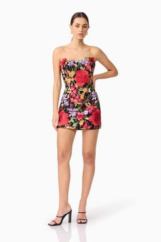 Elliatt Talia Contrast Maxi Dress - Floral Multi