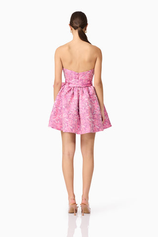 Elliatt Nadeen A Line Mini Dress - Pink Purple