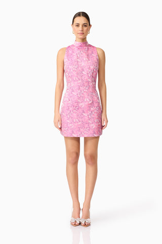 Elliatt Nadine Shift Mini Dress - Pink Purple