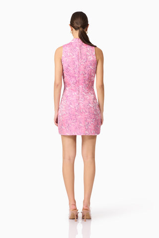 Elliatt Nadine Shift Mini Dress - Pink Purple