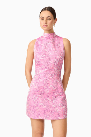 Elliatt Nadine Shift Mini Dress - Pink Purple