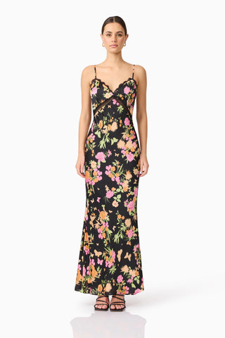 Elliatt Tess Maxi Dress - Black Multi