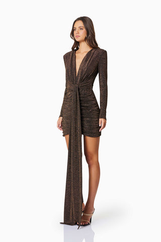 Elliatt Nalani Party Dress - Black/Gold