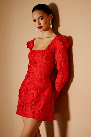 Helsi Ellen Dress - Poppy