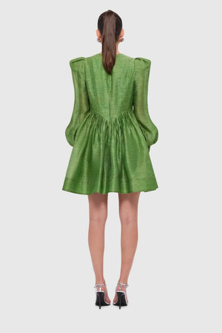 Leo Lin Elena Structured Shoulder Mini Dress - Tropical