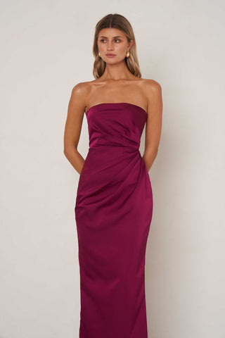 Elle Zeitoune Eliza Dress - Plum