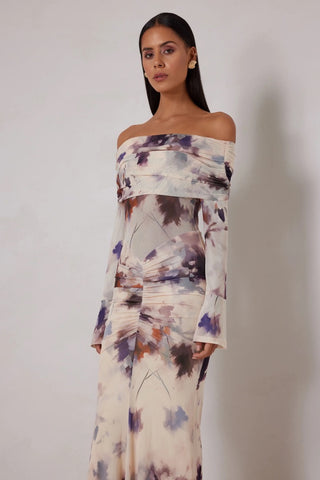 Elle Zeitoune Paige Dress - Watercolour Bloom