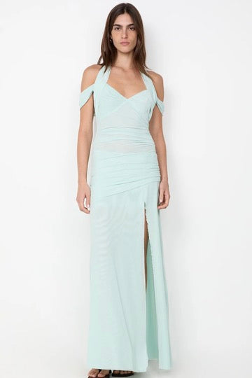 Bec & Bridge Winnie Halter Maxi Dress - Spearmint - Dress Hire AU Bec & Bridge Winnie Halter Maxi Dress - Spearmint - Dress Hire AU