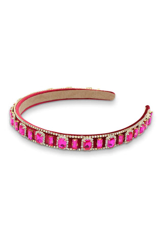 Morgan & Taylor Sabine Headband - Hot Pink