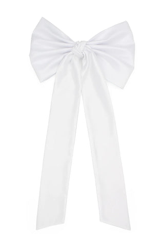 Morgan & Taylor Carmen Oversized Bow - White