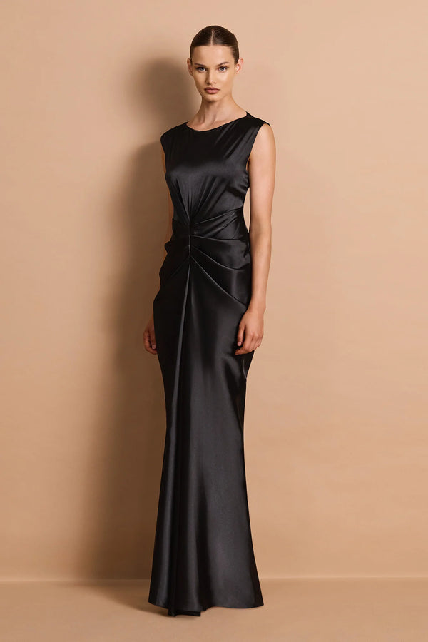 high neck black formal dress Nookie Harlow Maxi - LowStock:43318937321523 sleeve formal evening dress Viluyesy Dress Shoes for Adornment:Fancy Crystals
