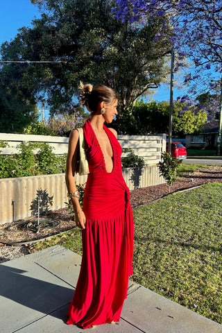 Deconduarte Dakota Dress - Pure Red