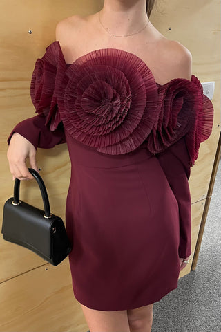 Sonya Siia Mini Dress - Merlot