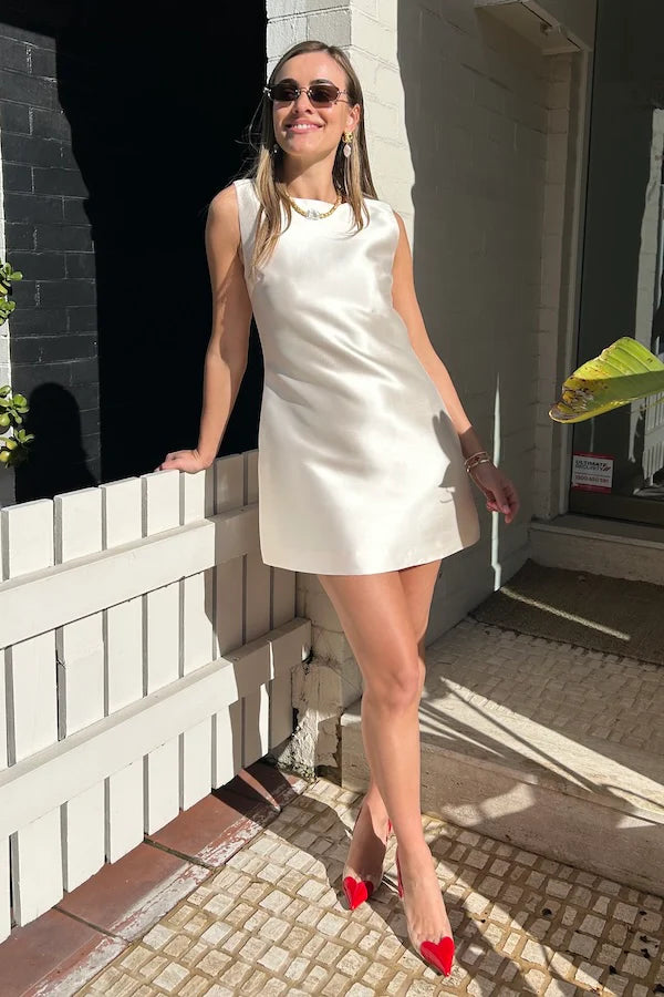 Odd Muse The Ultimate Muse Satin Shift Dress Odd Muse The Ultimate Muse Satin Shift Dress