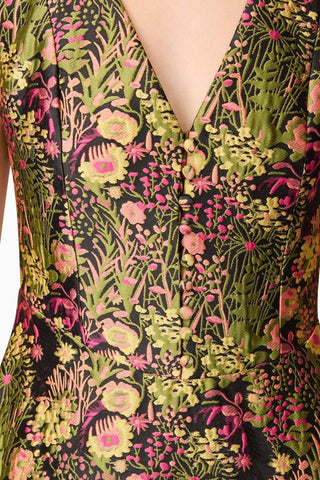 Elliatt Cindy Gown - Black Floral Multi