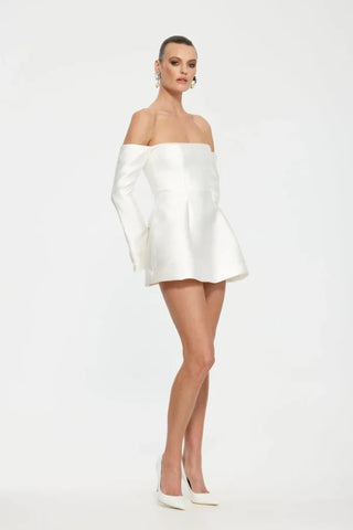 Effie Kats Martini Mini Dress - Ivory