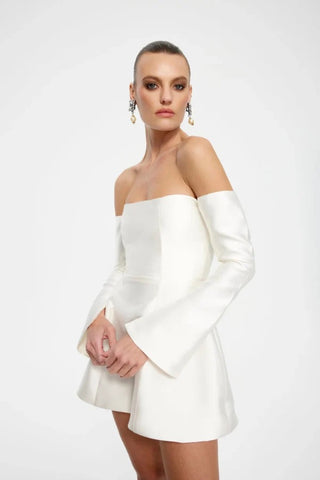 Effie Kats Martini Mini Dress - Ivory