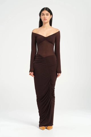Benni Wilma Maxi Dress - Chocolate
