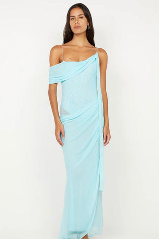 Bec & Bridge Danka Asym Maxi Dress - Turquoise