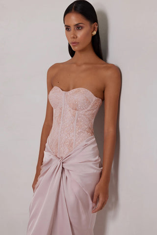 Elle Zeitoune Mabel Dress - Champagne Pink