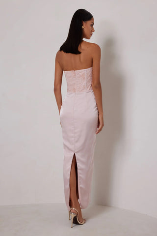 Elle Zeitoune Mabel Dress - Champagne Pink