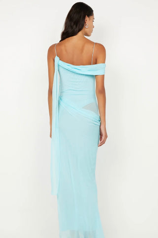 Bec & Bridge Danka Asym Maxi Dress - Turquoise
