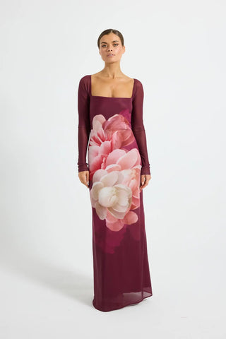 Pasduchas Dahlia Maxi Dress - Dark Cherry