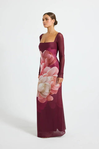 Pasduchas Dahlia Maxi Dress - Dark Cherry
