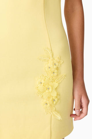 Elliatt Evee Mini Dress - Lemon