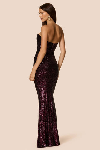 Nookie Dante Maxi Dress - Boysenberry