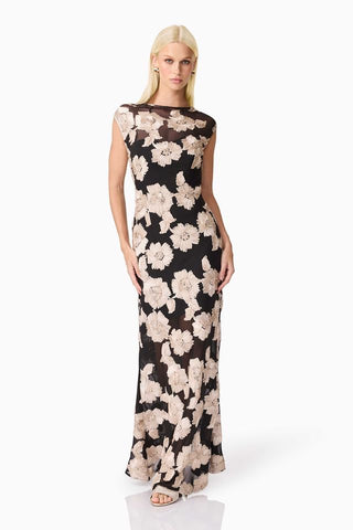 Elliatt Margaux Gown - Black Gold