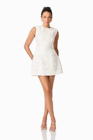 Elliatt Carol Tulip Mini Dress - White