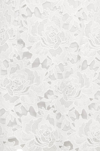 Leo Lin Isla Lace Mini Dress - Snow