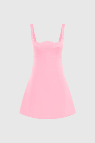 Leo Lin Jacinta Mini Dress - Bubblegum