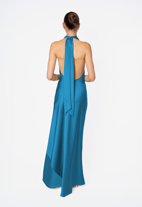 sachin and babi light blue dress Twist Knitted Long Sleeve Backless Mini Dress Elegant Warm Dresses S-L –  buy at low prices in the Joom online store main image 1