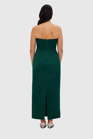 Leo Lin Rayna Bustier Maxi Dress - Emerald