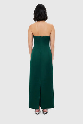 Leo Lin Rayna Bustier Maxi Dress - Emerald