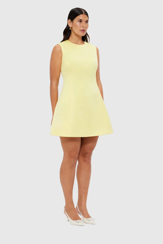 Leo Lin Chloe Sleeveless Mini Dress - Sorbet Yellow