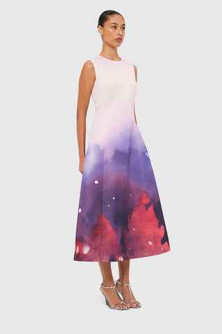 Leo Lin Cleo Sleeveless Midi Dress - Fairground Print